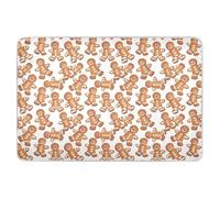 Materassino extra large riutilizzabile per imparare a fare pipì, con biscotti di pan di zenzero, altamente assorbente, materassino per culla per bambini, 132 x 86,4 cm (lunghezza x larghezza)