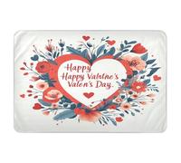 Materassino extra large riutilizzabile per pannolini, impermeabile, portatile, per neonati, 132 x 86,4 cm, fiori, amore, cuore, petali, felice San Valentino