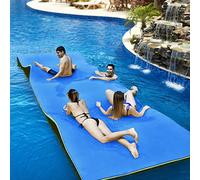 Materassino galleggiante per piscina, fiume, lago e oceano a 3 strati in schiuma XPE