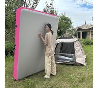 Materassino gonfiabile da 2,0 x 2,0 m, per ginnastica ed esercizi all'aperto, perfetto per campeggio e attività sportive