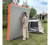 Materassino gonfiabile da 2,0 x 2,0 m, per ginnastica ed esercizi all'aperto, perfetto per campeggio e attività sportive