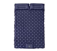 Materassino gonfiabile da campeggio, materassino gonfiabile con cuscino, borsa per il trasporto, cuscino integrato, pompa a pedale per lettino, attrezzatura portatile per trekking, escursionismo