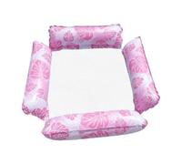 Materassino Gonfiabile Mare Piscina 1 Pz Amaca Gonfiabile Per Adulti Galleggiante Da Nuoto Semplice Giocare Letto In PVC A Strisce(Pink)