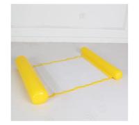 Materassino Gonfiabile Mare Piscina Divano Letto Galleggiante Pieghevole Doppio Uso Con Schienale Rete Amaca Piscina Giocattolo Nuoto(Yellow)