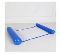 Materassino Gonfiabile Mare Piscina Divano Letto Galleggiante Pieghevole Doppio Uso Con Schienale Rete Amaca Piscina Giocattolo Nuoto(Blue)