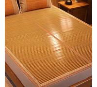 Materassino in bambù ecologico - Tappetino pieghevole in rattan per letto matrimoniale, coprimaterasso estivo, lunghezza 190 x larghezza, perfetto per camera da letto, comfort e sostenibilità