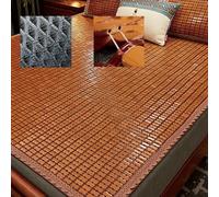 Materassino in bambù, traspirante, estivo, rinfrescante, per un sonno confortevole, tappetino pieghevole per aria condizionata