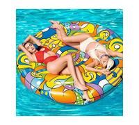 MATERASSINO ISOLA GONFIABILE POP ART COLLECTION PVC MARE PISCINA 188 CM