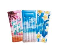 MATERASSINO ISOLA GONFIABILE STAMPA HAWAII IN PVC MARE PISCINA 178 X 84 CM