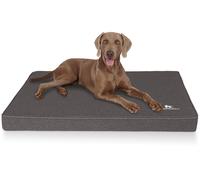 Materassino ortopedico per cani Nantucket in velluto con caratteristica di tessitura a mano XL 100 x 70 cm Antracite