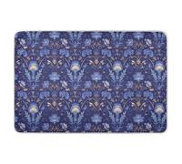 Materassino per bambini con fiori chic blu scuro, extra large, riutilizzabili, resistenti all'acqua, tappetini per fare pipì per bambini, 132,1 cm di lunghezza x 86,4 cm di larghezza