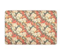 Materassino per fasciatoio, con fiori tropicali e bianchi, extra large, riutilizzabili, morbidi e assorbenti, per neonati, 132,1 x 86,4 cm (lunghezza x larghezza)