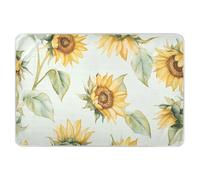 Materassino per fasciatoio, impermeabile, impermeabile, con girasole giallo chiaro, extra large, per bambini, adulti, animali domestici, 132 x 86,4 cm (lunghezza x larghezza)