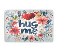 Materassino per fasciatoio, impermeabile, lavabile, a prova di perdite, ad asciugatura rapida, per neonati, 132 x 86,4 cm, per San Valentino, fiori, cuore, petali, abbracciami