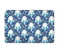 Materassino per fasciatoio, motivo sirene fiabesche, extra large, riutilizzabile, altamente assorbente, per bambini, adulti, animali domestici, 132,1 x 86,4 cm (lunghezza x larghezza)