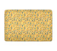 Materassino per lettino per bambini, riutilizzabile, morbido, assorbente, anti-labbra, per bambini, 132 x 86,4 cm (lunghezza x larghezza), colore: giallo cactus verde