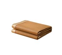 Materassino pieghevole estivo in bambù per uso interno/esterno, liscio e resistente, in rattan di seta, ideale per camere da letto, salotti, uffici, 2 x 2,2 m, colore A