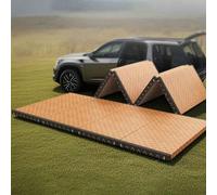 Materassino pieghevole per auto, spessore 5 cm, tessuto rattan, design airless per sedile posteriore, lunghezza 180 x larghezza 60 cm, perfetto per viaggi e relax