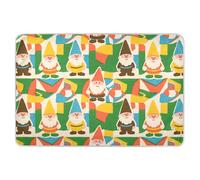 Materassino portatile per bambini, 132 x 86 cm (lunghezza x larghezza), con nani colorati e carini, extra large, riutilizzabili, per bambini
