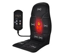 Materassino Relax Massaggiante, Riscaldato, Cuscino Massaggiante per La Seduta Di Vibrazione con 7 Motori Vibranti per Auto,Ufficio,Casa,Camion