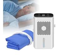 Materassino rinfrescante con serbatoio d'acqua da 1,7 l, timer da 9 ore, funzionamento a basso rumore, riduce la temperatura di 6-8 ℃, ideale per chi dorme caldo e sudorazione notturna