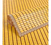 Materassino rinfrescante estivo in bambù, antiscivolo, traspirante, naturale, per aria condizionata, per letto, divano e seggiolino auto, dimensioni personalizzate 70 x 165 cm