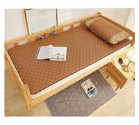 Materassino rinfrescante estivo in bambù con cuscino in rattan naturale, design rettangolare, morbido materassino per dormire per la stagione calda, 0,8 x 1,9 m, ideale per il massimo comfort.