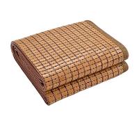 Materassino rinfrescante estivo, in bambù, morbido, pieghevole, 1,2 x 1,9 m, traspirante, leggero, portatile per il massimo comfort