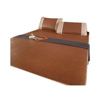 Materassino rinfrescante estivo in bambù - Morbido tappetino per dormire in rattan per la famiglia 150 x 195 cm - superficie rinfrescante per dormire per le giornate calde