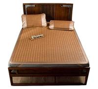 Materassino rinfrescante estivo in bambù, traspirante, pieghevole, in rattan, biancheria da letto rinfrescante, ideale per la stagione calda, 1,8 x 2 m, 70 x 78 cm, colore A
