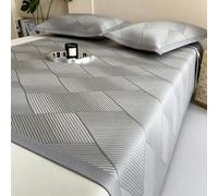 Materassino rinfrescante in seta fredda per l'estate, tappetino pieghevole per letto, coprimaterasso jacquard PE lavabile, per camera da letto e casa