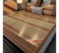 Materassino rinfrescante su entrambi i lati, traspirante, estivo, in bambù, versatile coperta rinfrescante per il comfort dell'aria condizionata, tappetino per dormire fresco per la stagione calda