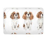Materassino riutilizzabile per bambini con cani dei cartoni animati, morbidi cuscinetti assorbenti per letto carino fresco pannolini per neonati e ragazze 132,1 cm L x 86,4 cm W