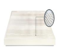Materasso 100% lattice naturale 10,2 cm Comfort e supporto traspirante ventilazione a nido d'ape morbido e durevole Queen Size 90 x 190 cm (35 x 75 pollici) nessuna deformazione Eco Friendly Sleep