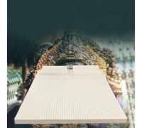 Materasso, 100% Lattice Naturale Organico Traspirante e Confortevole, Resistente e Non Facile da collassare, coprimaterasso, Materasso in Lattice Naturale,10cm,120x190cm(47x75in)