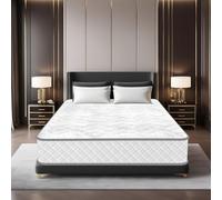 Materasso 140x190 cm, Memory Foam e Molle Insacchettate, Altezza 28 cm, Certificato Oeko-TEX®, Media-Rigida H3, Materasso Matrimoniale Ortopedico, Isolamento del Movimento, Ergonomico, Traspirante