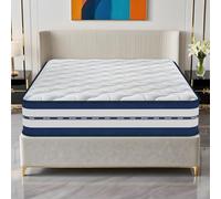 Materasso 140x200, Altezza 26 cm, Memory Foam e Molle Insacchettate, Certificato Oeko-TEX®, Media-Rigida H3, Materasso Matrimoniale Ortopedico, Isolamento del Movimento, Ergonomico, Traspirante