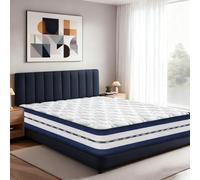 Materasso 140x200, Altezza ±28 cm, Materasso Matrimoniale Ortopedico, Memory Foam + Molle Insacchettate, 7-Zone di Comfort, Ergonomico, Traspirante e Fresco, Ideale per la Schiena, Durevole, OEKO-TEX