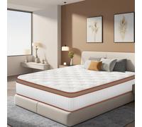 Materasso 140x200, ortopedico antibatterico, supporto a 7 zone, altezza 27 cm, molle e memory foam, resistente FERMEZZA H3: Progettato utilizzando i migliori materiali e tecnologie del sonno all'avang