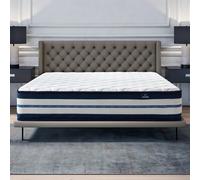 Materasso 140x200, spessore 26 cm, molle insacchettate, 10 zone, con schiuma comfort, anallergico, supporto lombare FERMEZZA H3: Progettato utilizzando i migliori materiali e tecnologie del sonno all'