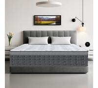 Materasso 160x200, Materasso Matrimoniale Ortopedico, Certificato Oeko-TEX®, Memory Foam e Molle Insacchettate, Media-Rigida, 7 Zone Ergonomico, Isolamento del Movimento, Traspirante, Altezza 26 cm