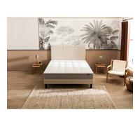 Materasso 580 molle insacchettate rigido, Destination Bianco 140 x 190 cm