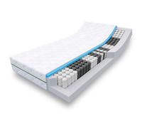 Materasso a 7 zone con nucleo a molle insacchettate Sleezzz Smart 90 x 190 cm, altezza 21 cm, livello di rigidità H2/H3