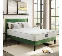 Materasso a molle Anajqaqia 160x200x25 cm con livello di fermezza H3, materasso in schiuma fredda a 7 zone, comfort per dormire di alta qualità, altezza 25 cm 1600*2000*250MM