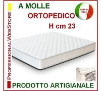 MATERASSO a molle cm 120 X 210 x 23 piazza e mezzo MATERASSI ORTOPEDICI ITALIANI