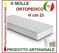MATERASSO A MOLLE cm 95 x 210 H 23 MATERASSI ORTOPEDICI LETTO FUORI MISURA ITALY