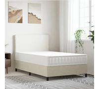 Materasso a Molle Insacchettate 120x200 cm Medio Rigido Bianco e Nero | 7 zone di riposo, tessuto 100% poliestere traspirante, schiuma e cuscinetto isolante, arrotolato in scatola, estrattore