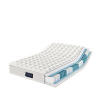 Materasso a molle insacchettate a 7 zone, 140 x 200 cm, H3, altezza 25 cm, 620 piume, 100 notti, certificato Öko-Tex, rivestimento in microfibra traspirante