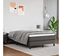 Materasso a molle insacchettate, medio, grigio, 120 x 200 x 20 cm, in ecopelle, con schiuma fredda e anima a molle, ergonomico, per camera da letto, cameretta dei bambini, letto per gli ospiti, adatto