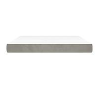 Materasso a Molle Insacchettate Queen 152x203x20 cm Grigio Chiaro
